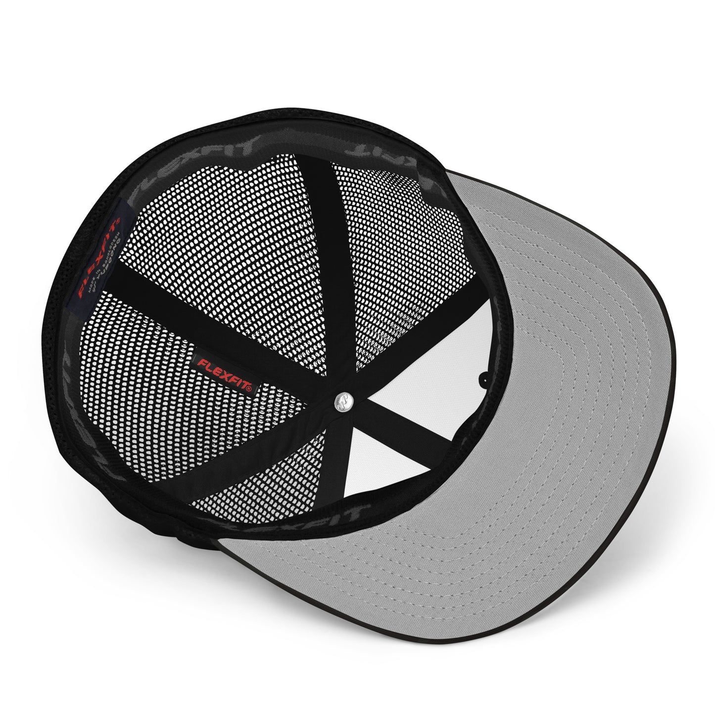 Closed-back trucker cap