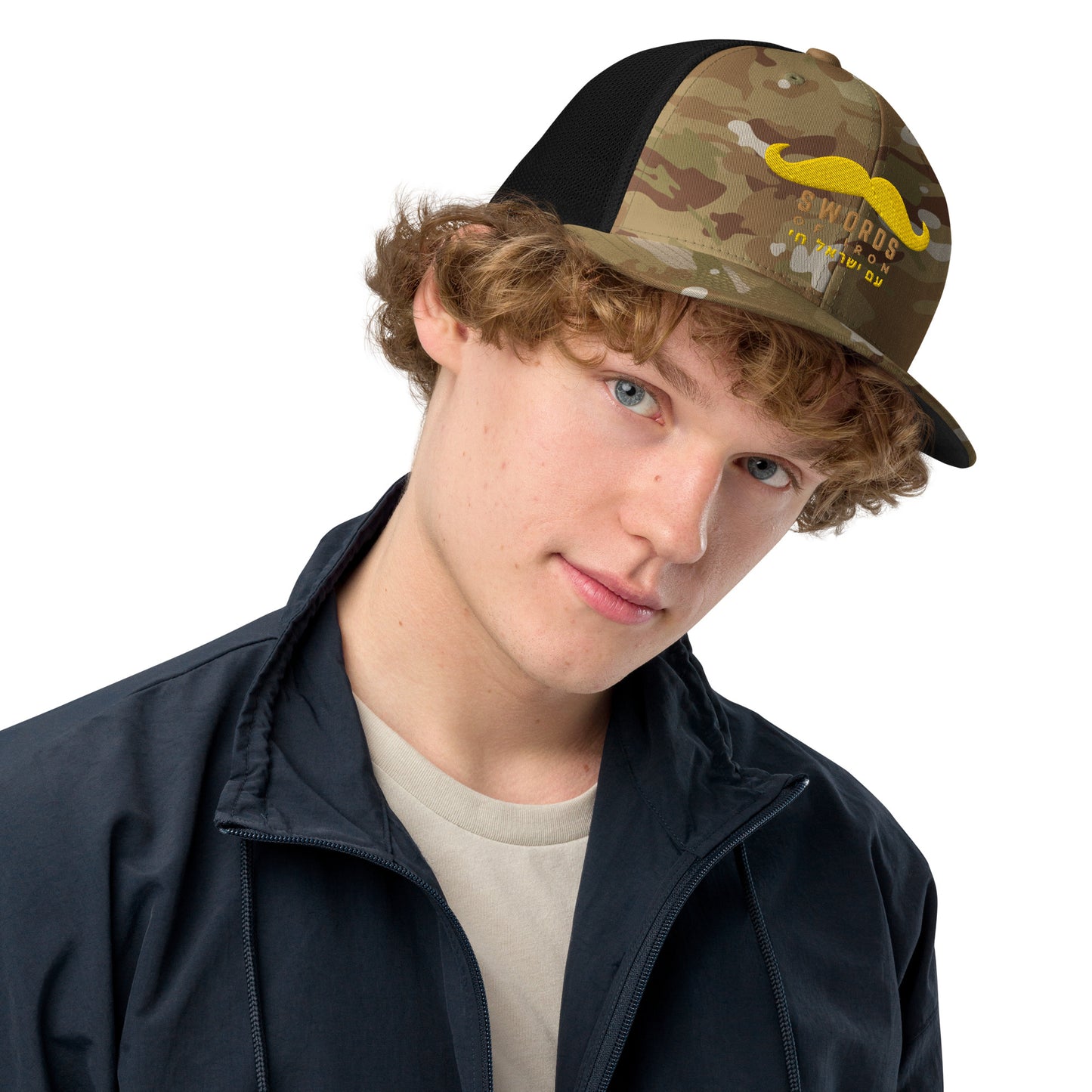 Closed-back trucker cap